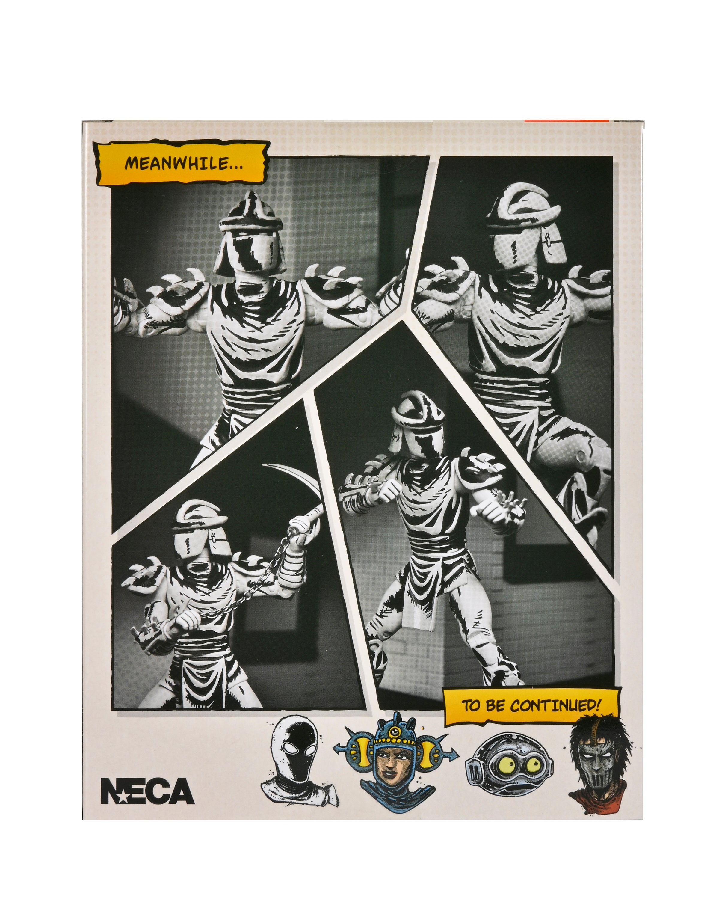 Teenage Mutant Ninja Turtles (Mirage Comics) - 7&quot; Scale Action Figure - B&amp;W Shredder