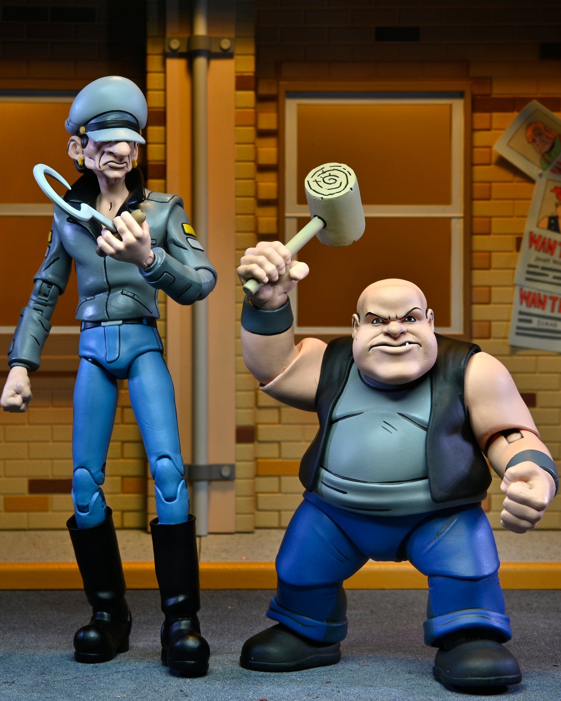 Teenage Mutant Ninja Turtles (Cartoon) - Short Gangster &amp; Tall Thug 7” Scale Action Figures (2-Pack) on the NECA Store