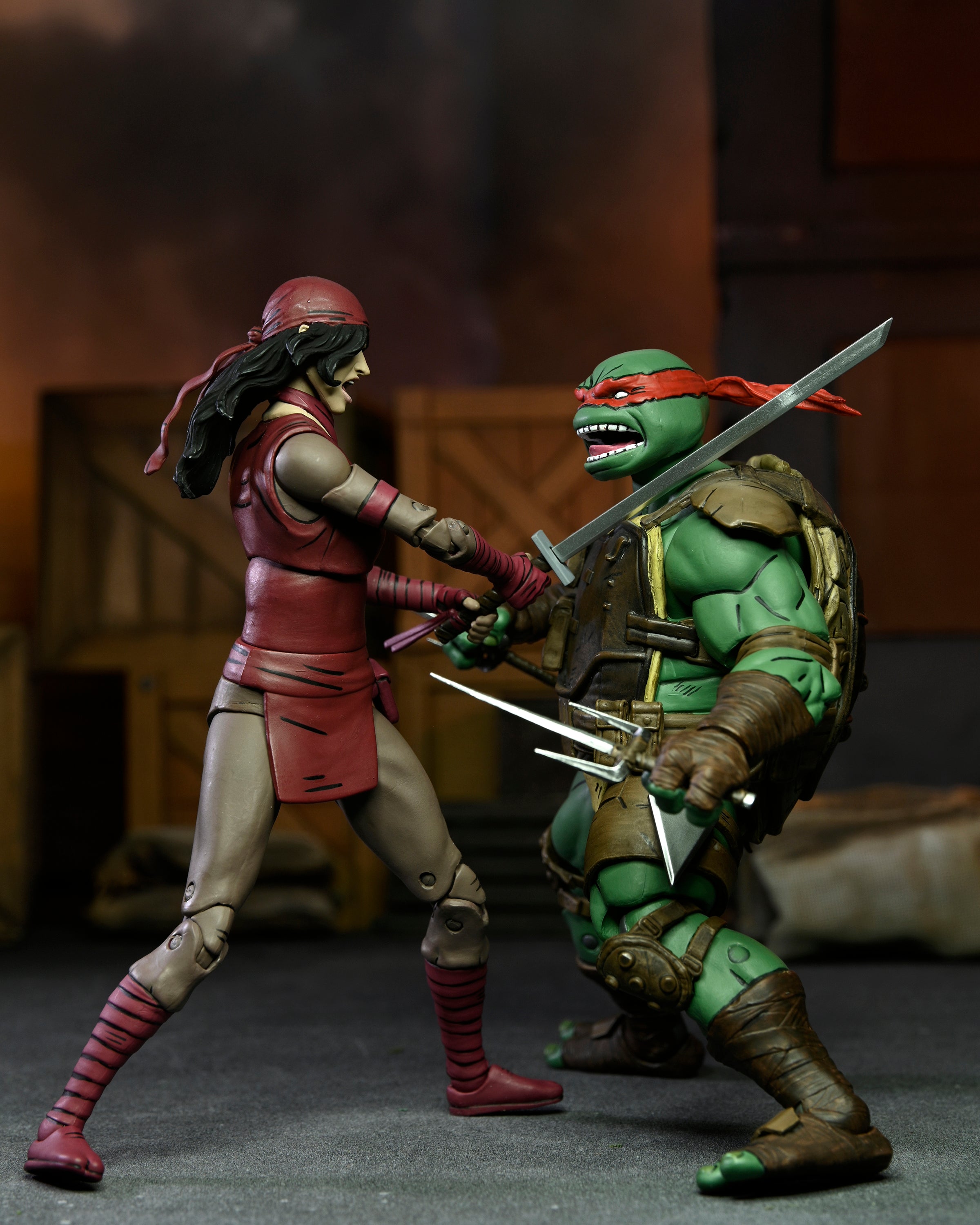 Teenage Mutant Ninja Turtles (The Last Ronin) - Issue 2 Rivalries Bundle: Raphael vs Karai - NECA