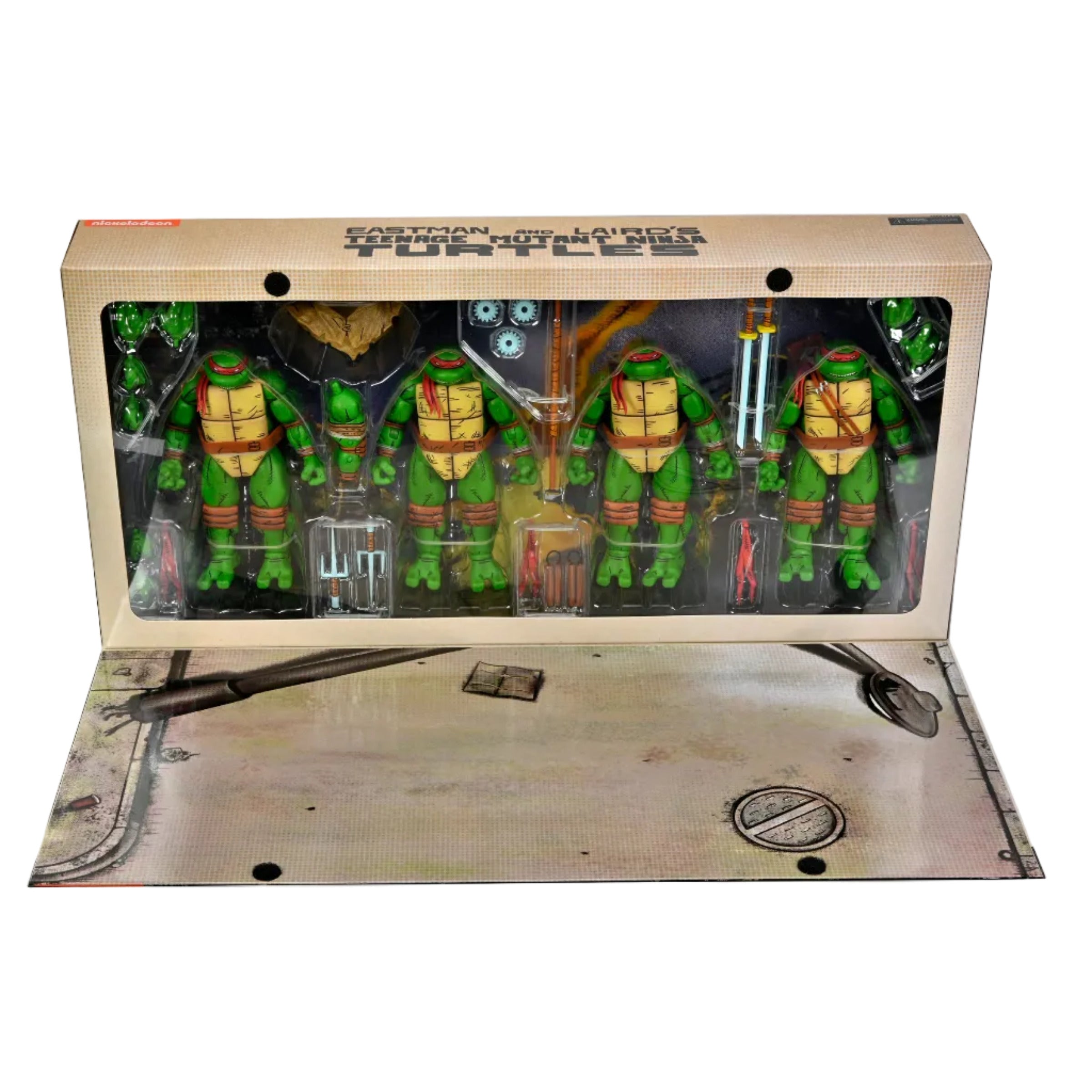 Teenage Mutant Ninja Turtles (Mirage Comics) - Leonardo, Raphael, Michelangelo, and Donatello 7" Scale Action Figure 4-Pack - NECA