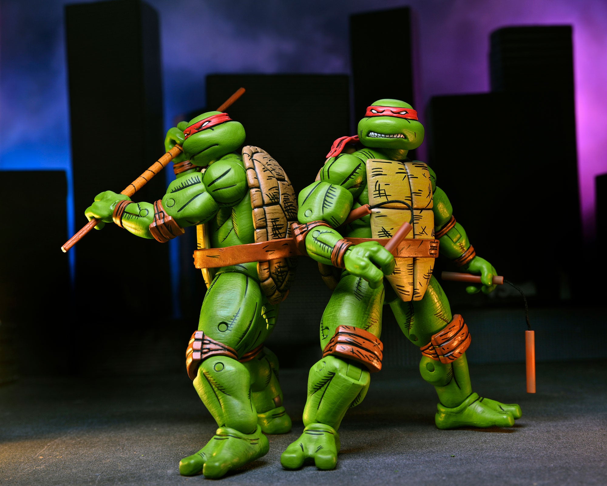 Teenage Mutant Ninja Turtles (Mirage Comics) - Leonardo, Raphael, Michelangelo, and Donatello 7" Scale Action Figure 4-Pack