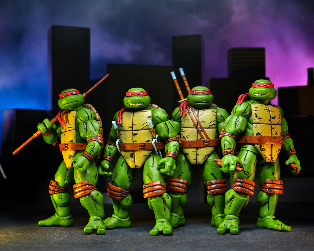 Teenage Mutant Ninja Turtles (Mirage Comics) - Leonardo, Raphael, Michelangelo, and Donatello 7&quot; Scale Action Figure 4-Pack