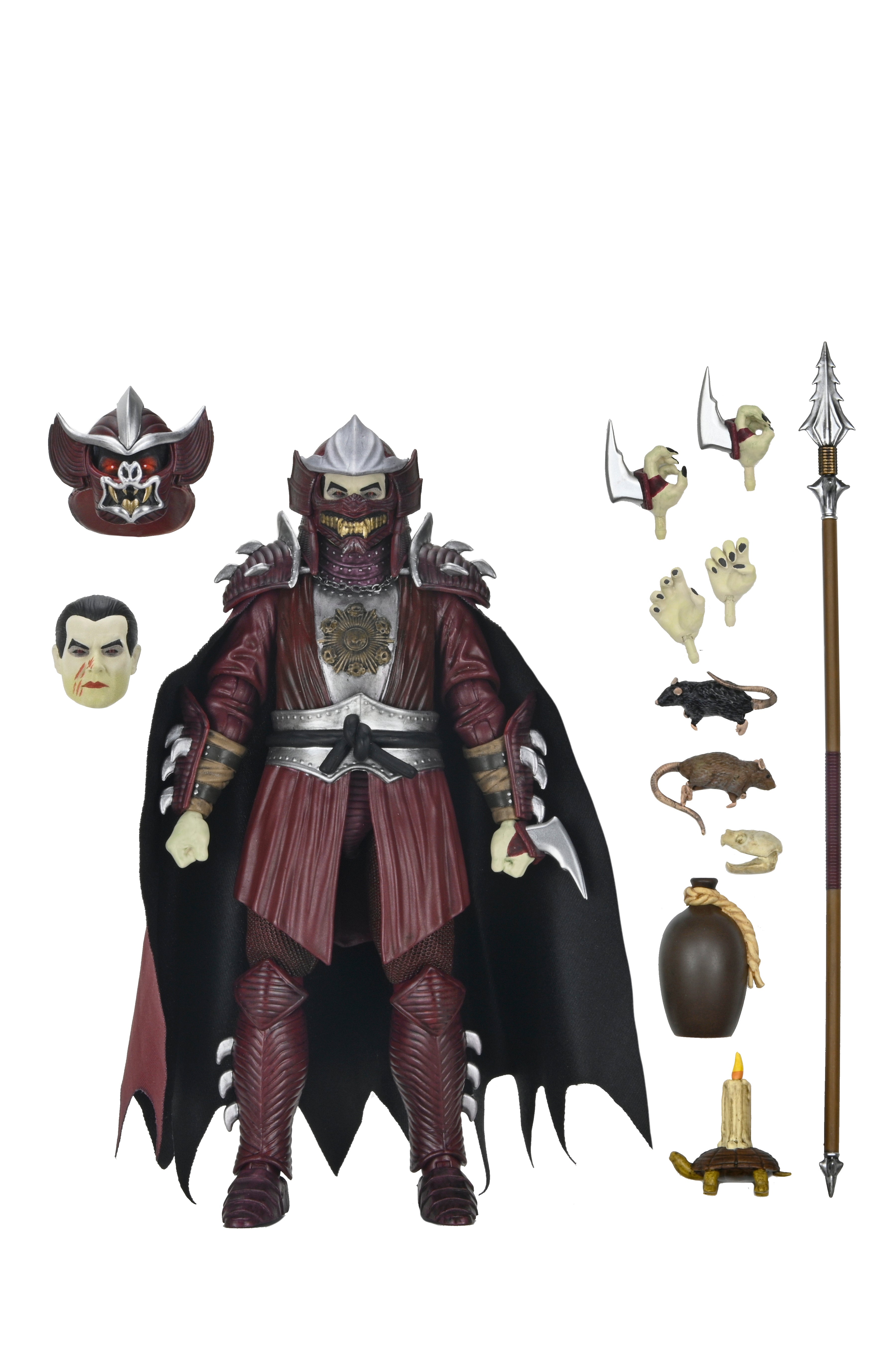 Universal Monsters x Teenage Mutant Ninja Turtles - Shredder as Dracula 7” Scale Action Figure on the NECA Store