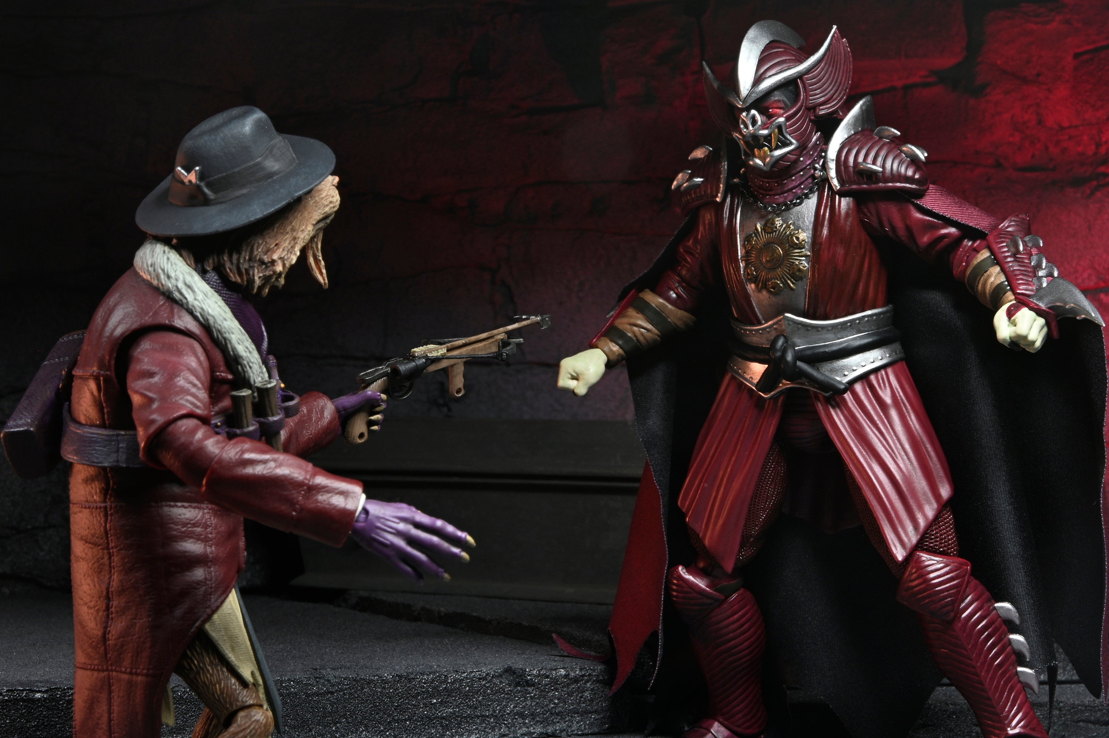 Universal Monsters x Teenage Mutant Ninja Turtles - Shredder as Dracula 7” Scale Action Figure on the NECA Store - Featuring Splinter as Van Helsing