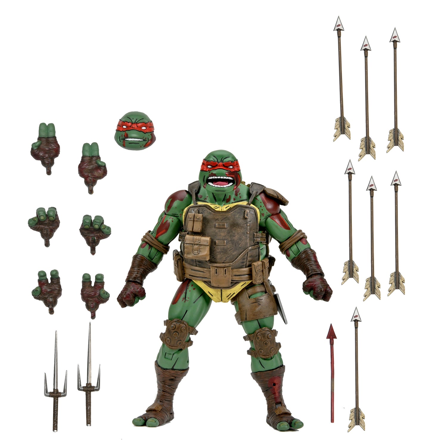 NECA TMNT: Turtles in Time - Wave 2 - 7 Action Figure Set