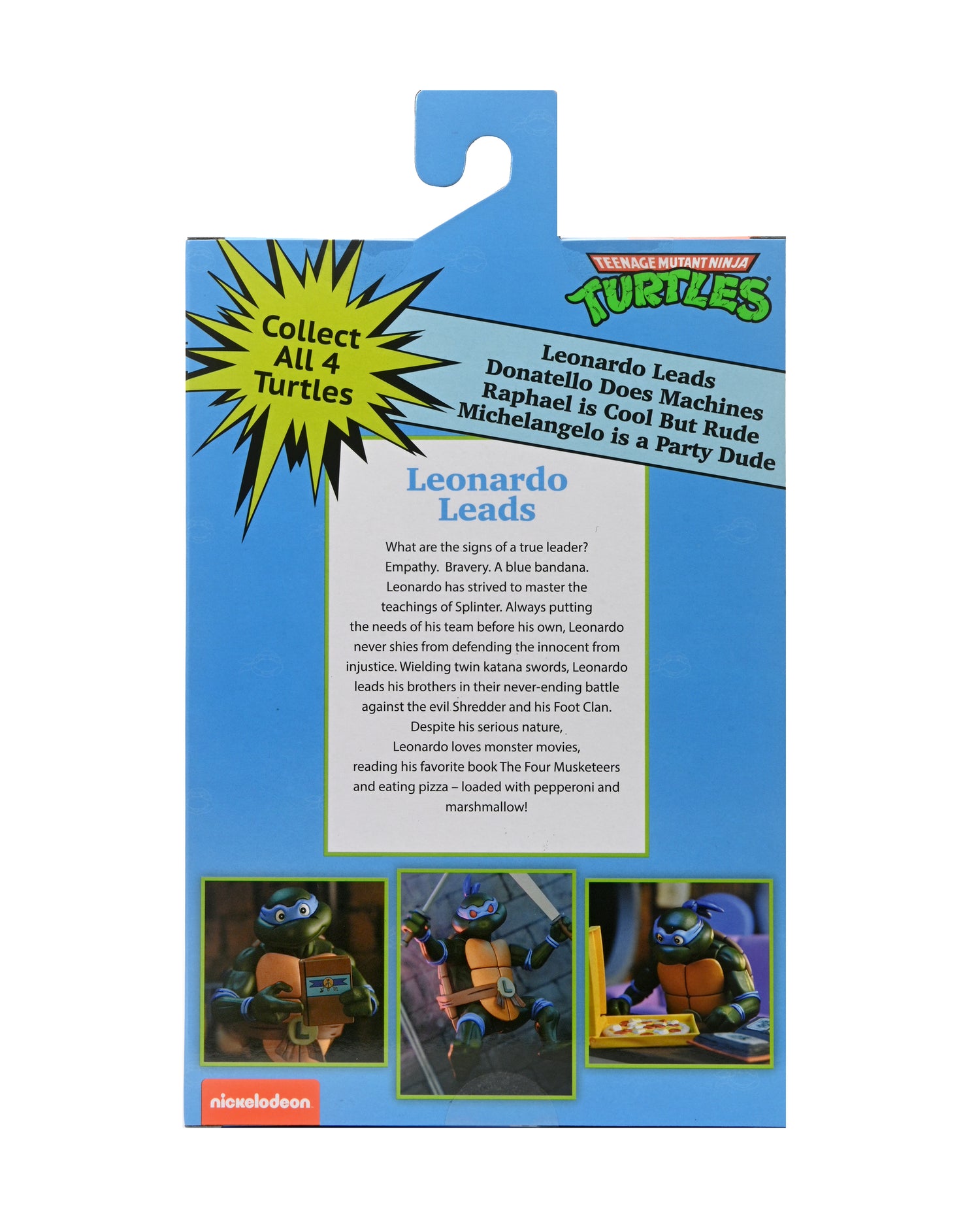 Teenage Mutant Ninja Turtles (Cartoon) - Ultimate Leonardo 7” Scale Action Figure (VHS)