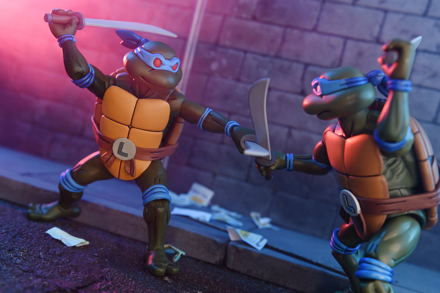 Teenage Mutant Ninja Turtles (Cartoon) - Ultimate Leonardo 7” Scale Action Figure (VHS)