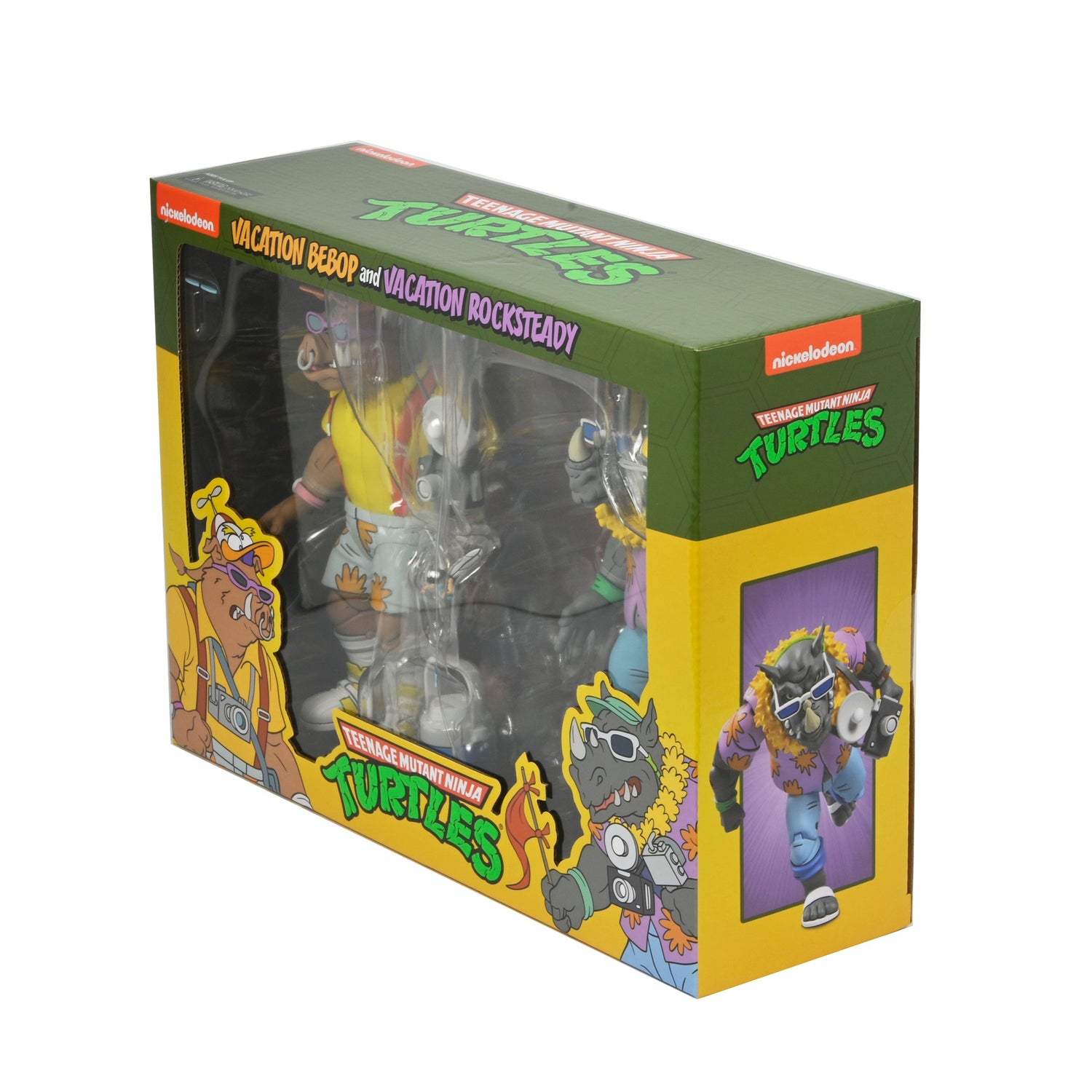 Teenage Mutant Ninja Turtles (Cartoon) - Vacation Bebop and Rocksteady 7&quot; Scale Action Figure 2-Pack - NECA