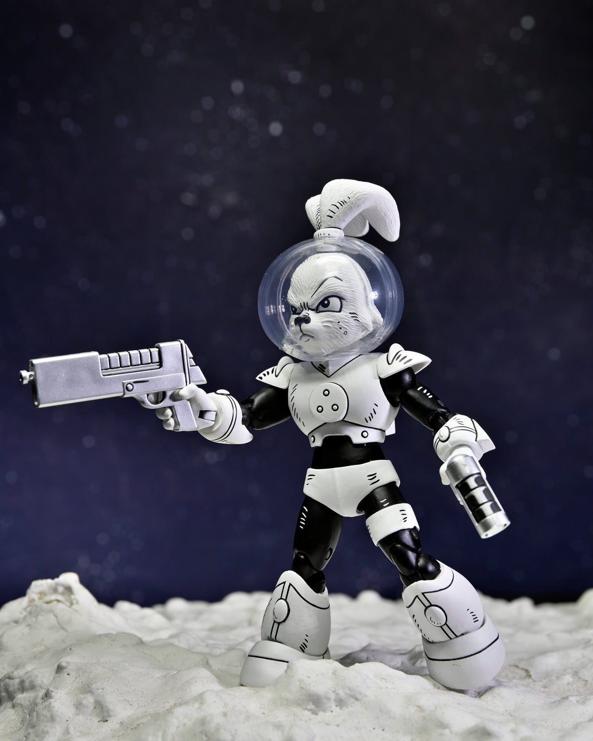 Usagi Yojimbo - Space Adventure Usagi Yojimbo Black &amp; White 7" Scale Action Figure