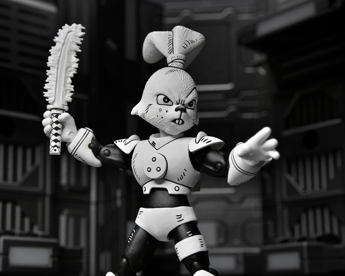 Usagi Yojimbo - Space Adventure Usagi Yojimbo Black &amp; White 7" Scale Action Figure
