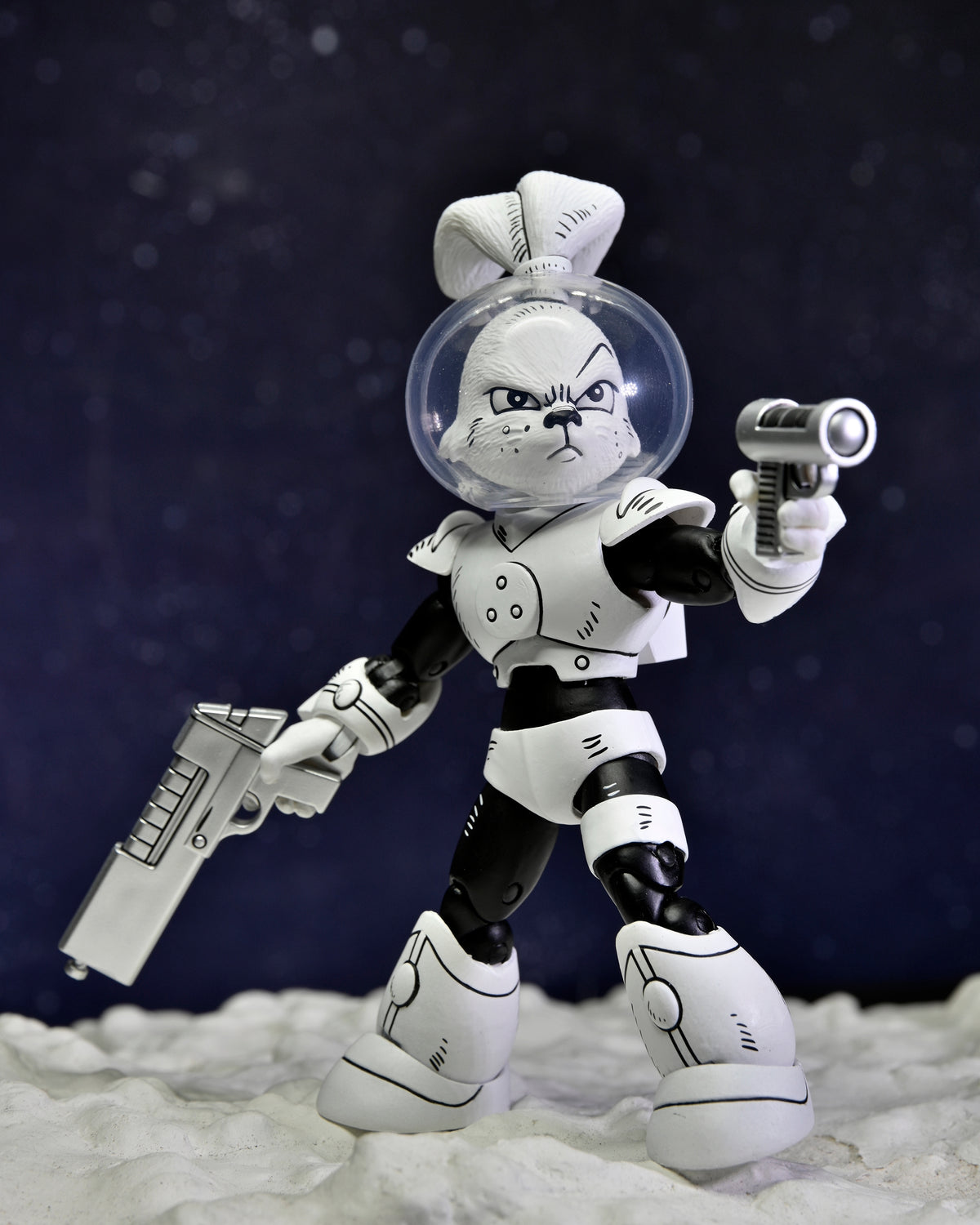 Usagi Yojimbo - Space Adventure Usagi Yojimbo Black &amp; White 7" Scale Action Figure