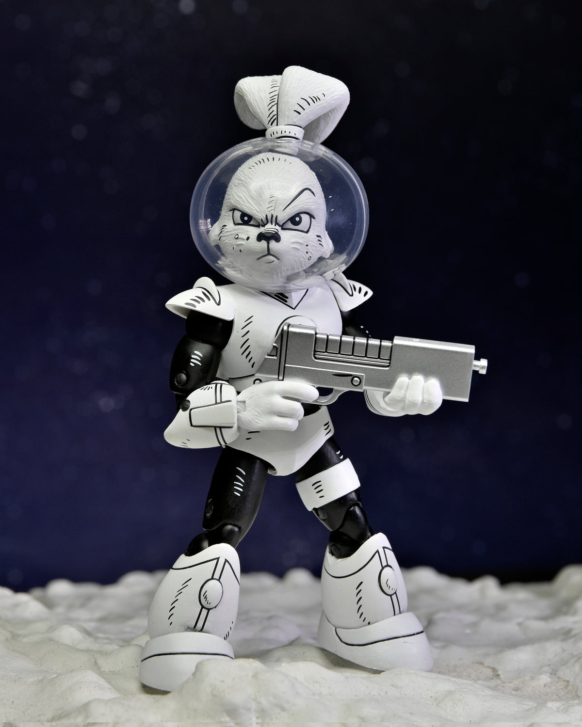 Usagi Yojimbo - Space Adventure Usagi Yojimbo Black &amp; White 7" Scale Action Figure