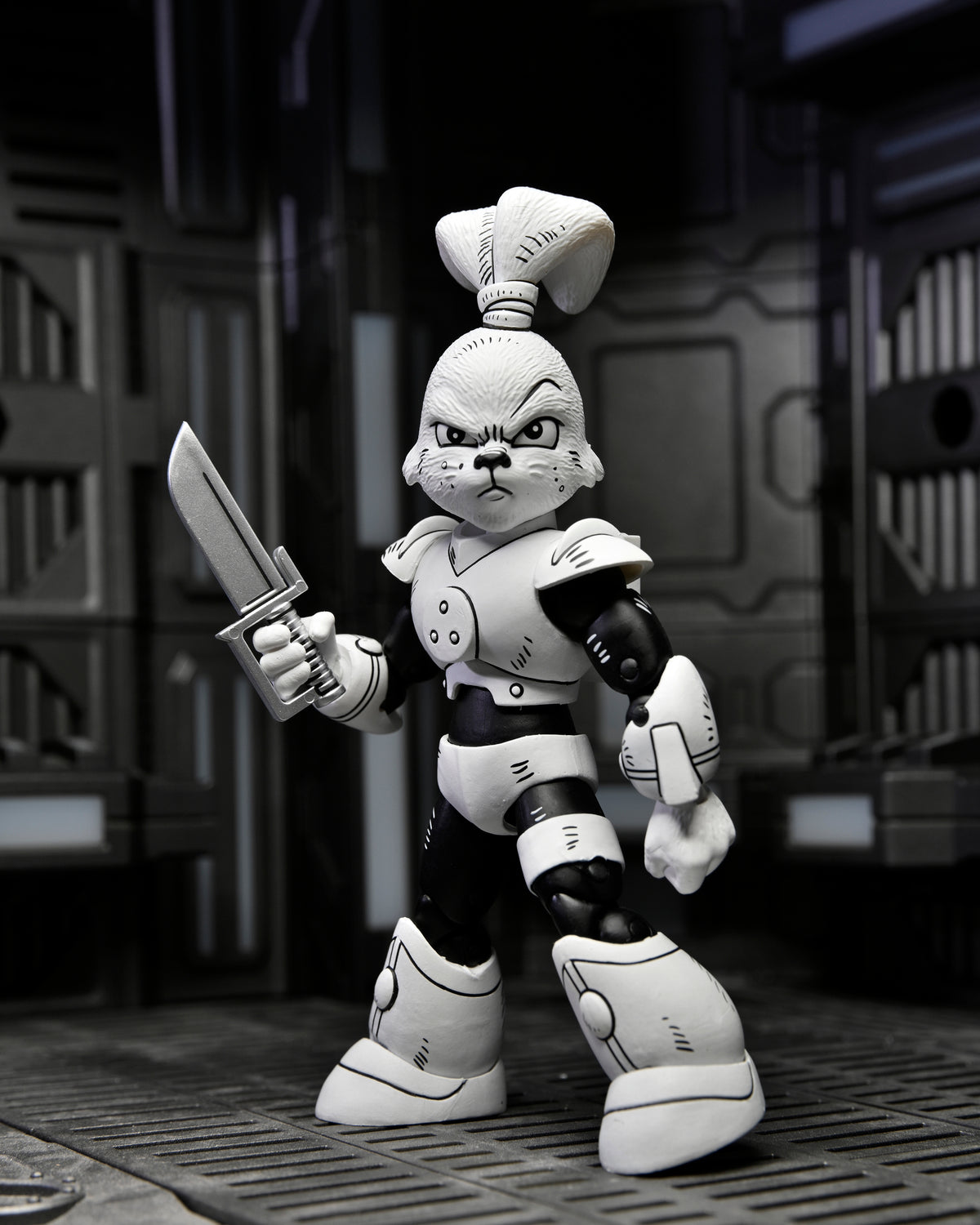 Usagi Yojimbo - Space Adventure Usagi Yojimbo Black &amp; White 7" Scale Action Figure