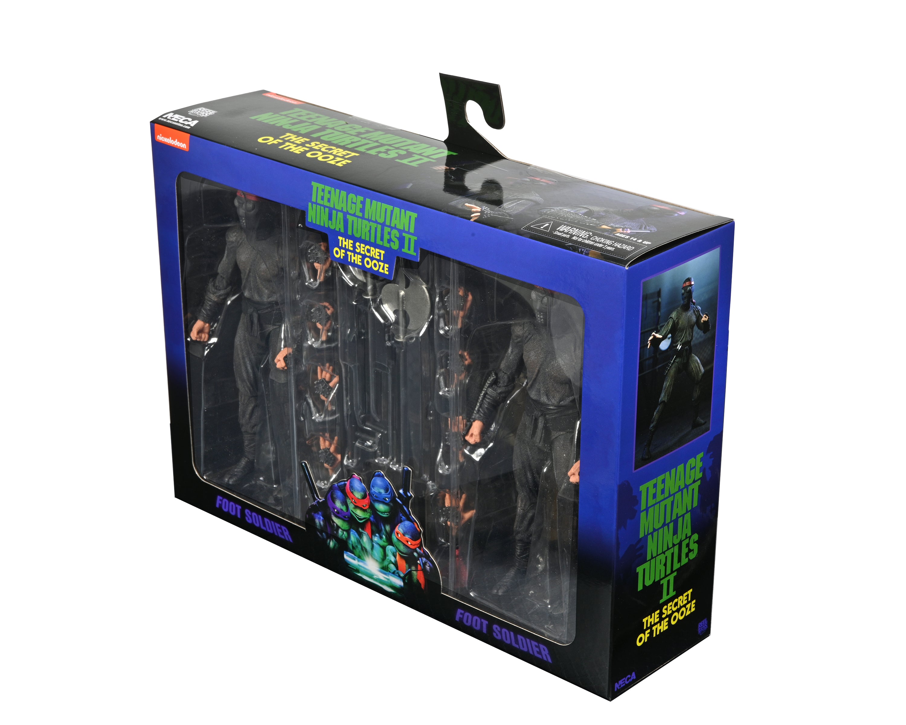Teenage Mutant Ninja Turtles 2 - Foot Soldier with Weapons Rack 7” Scale Action Figures (2-Pack)
