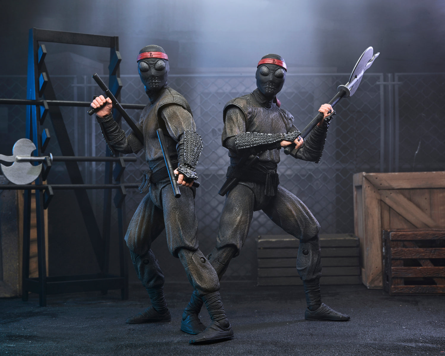 Teenage Mutant Ninja Turtles 2 - Foot Soldier with Weapons Rack 7” Scale Action Figures (2-Pack)