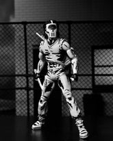 Teenage Mutant Ninja Turtles (Mirage Comics) - Black & White Casey Jones 7” Scale Action Figure - NECA