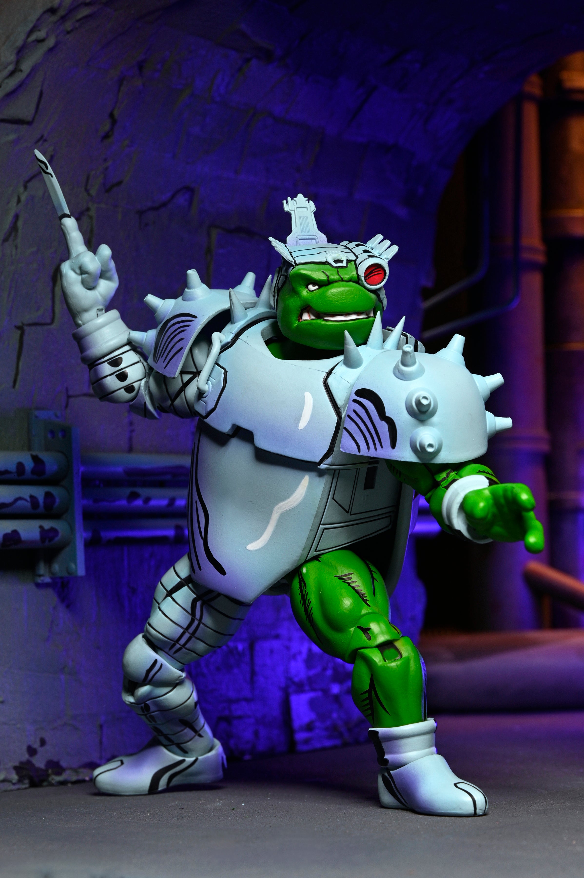 Teenage Mutant Ninja Turtles (Mirage Comics) - Cyborg Donatello 7&quot; Scale Action Figure - NECA