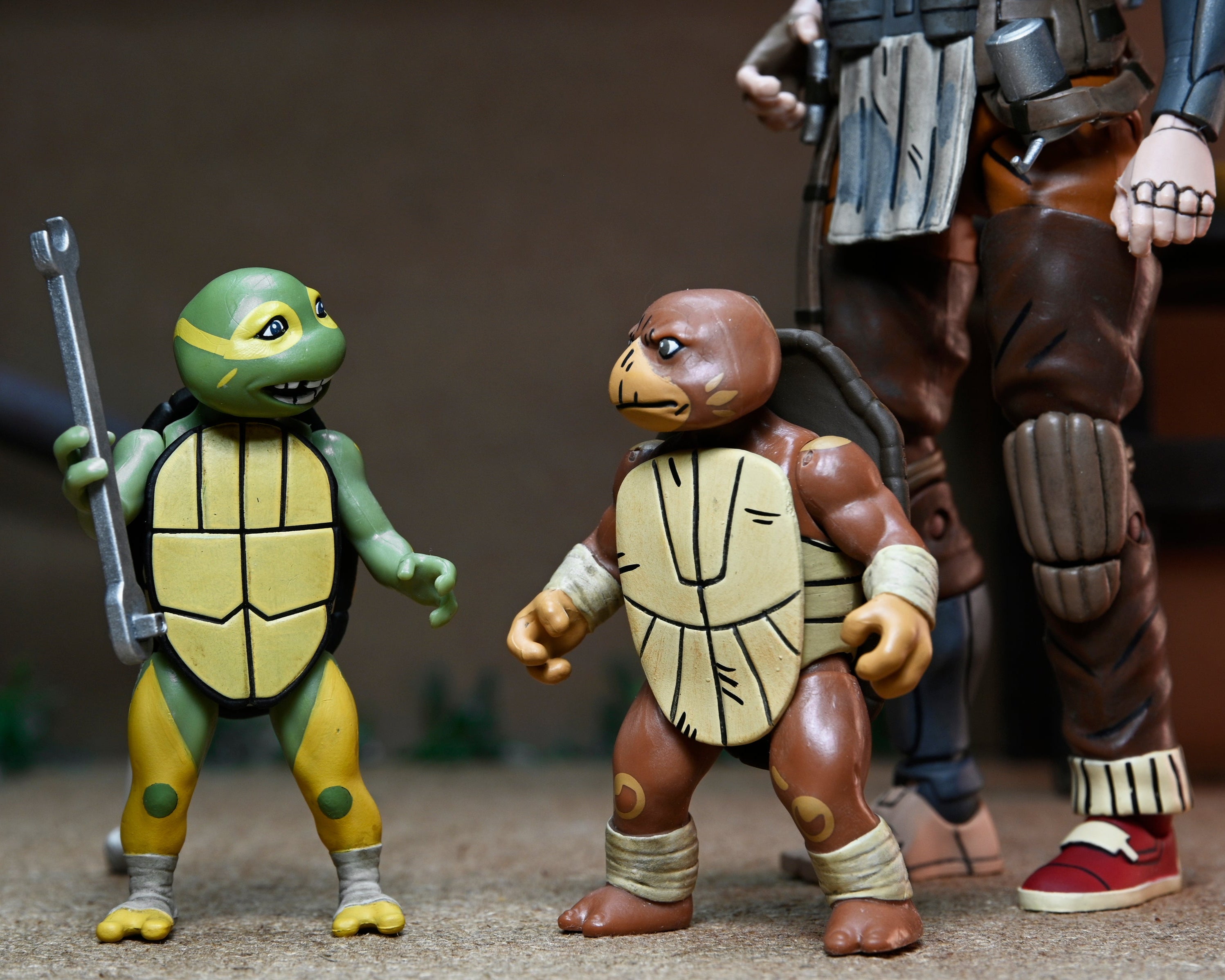 Teenage Mutant Ninja Turtles (The Last Ronin - The Lost Years) - Grammy April with Baby Yi &amp; Moja 7” Scale Action Figures - NECA