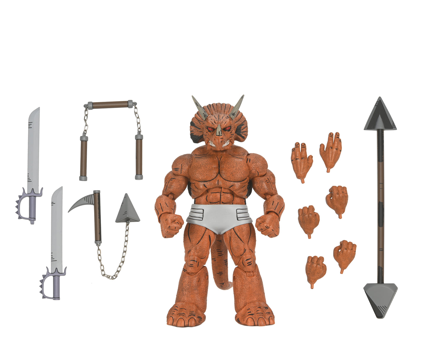 Teenage Mutant Ninja Turtles (Mirage Comics) - Triceraton Gladiator 7&quot; Scale Action Figure - NECA