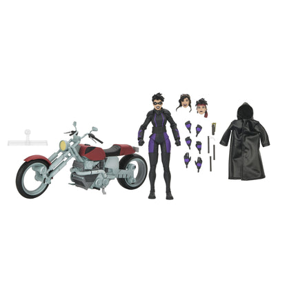 Teenage Mutant Ninja Turtles (The Last Ronin) - Casey Marie with Motorcycle 7&quot; Scale Action Figure - NECA