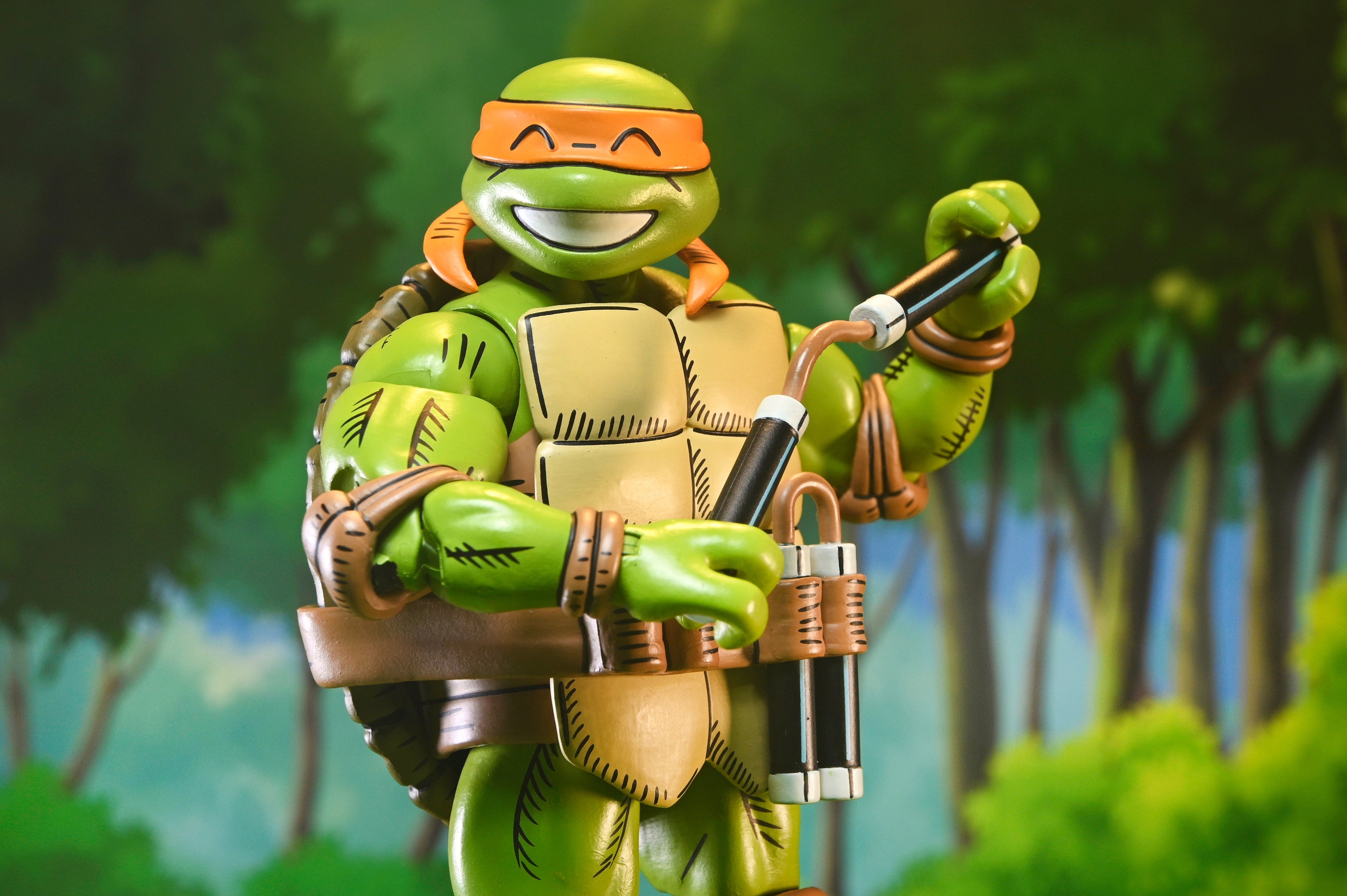 Teenage Mutant Ninja Turtles x Usagi Yojimbo - Ultimate Michelangelo 7" Scale Action Figure on the NECA Store