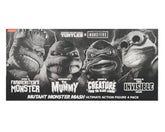Universal Monsters x Teenage Mutant Ninja Turtles – Black & White Turtles 7” Scale Action Figure 4-Pack - NECA