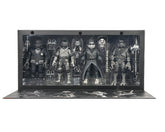 Universal Monsters x Teenage Mutant Ninja Turtles – Black & White Turtles 7” Scale Action Figure 4-Pack - NECA