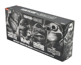 Universal Monsters x Teenage Mutant Ninja Turtles – Black & White Turtles 7” Scale Action Figure 4-Pack - NECA