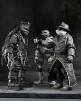 Universal Monsters x Teenage Mutant Ninja Turtles – Black & White Turtles 7” Scale Action Figure 4-Pack - NECA