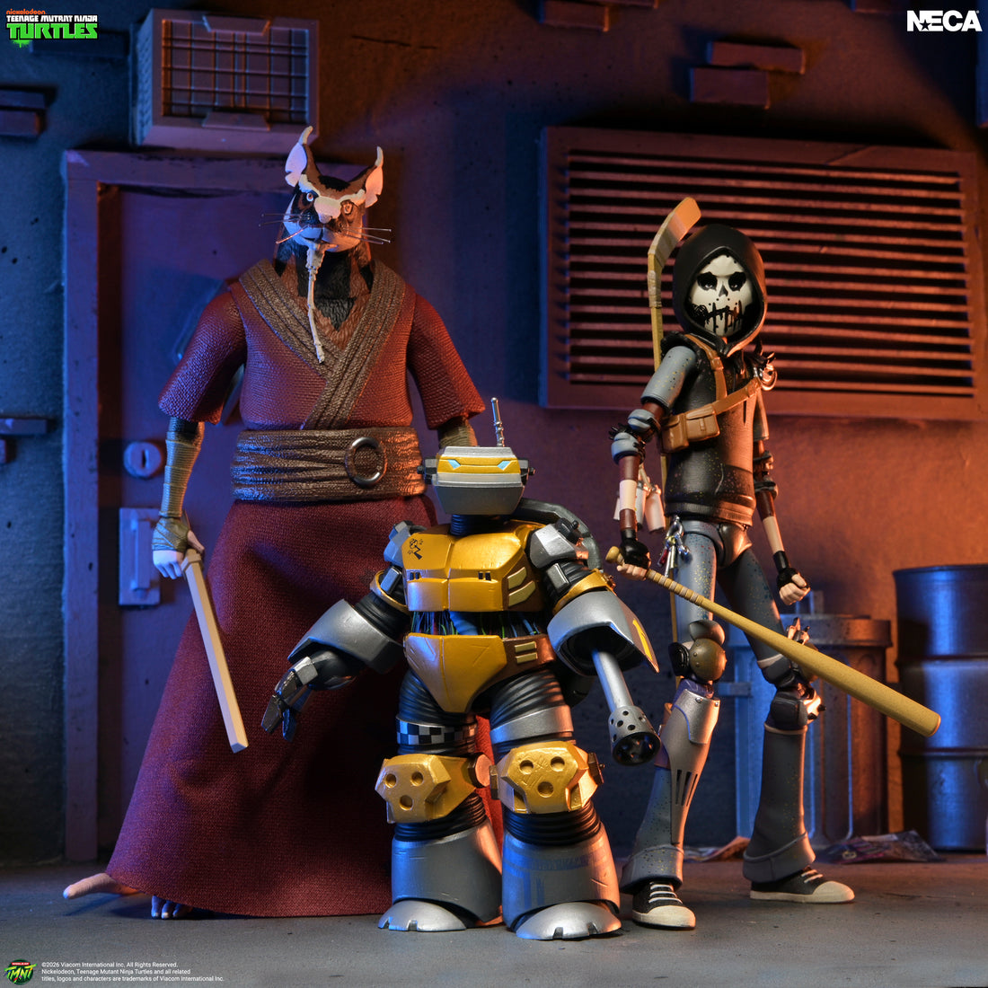 Teenage Mutant Ninja Turtles (2012 Cartoon) - Ultimate Splinter, Casey Jones, Metalhead 7" Scale Action Figure Bundle (PRE-ORDER)