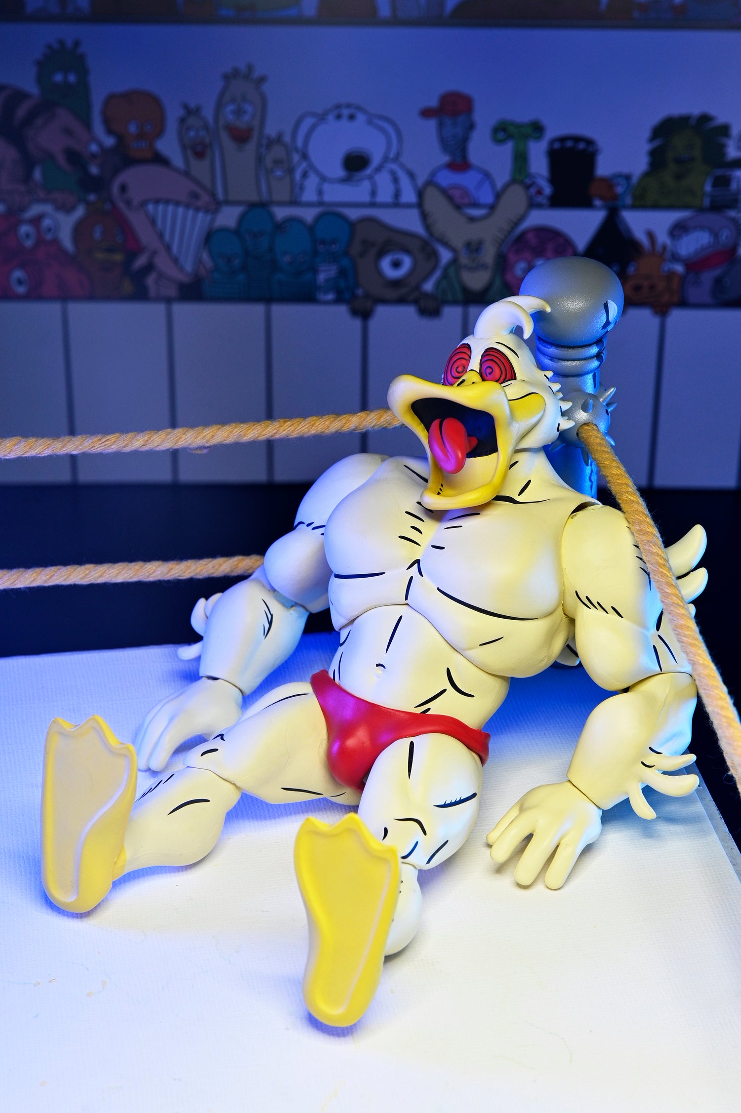Teenage Mutant Ninja Turtles (Archie Comics) - Stump Wrestling Ace Duck 7” Scale Action Figure - NECA