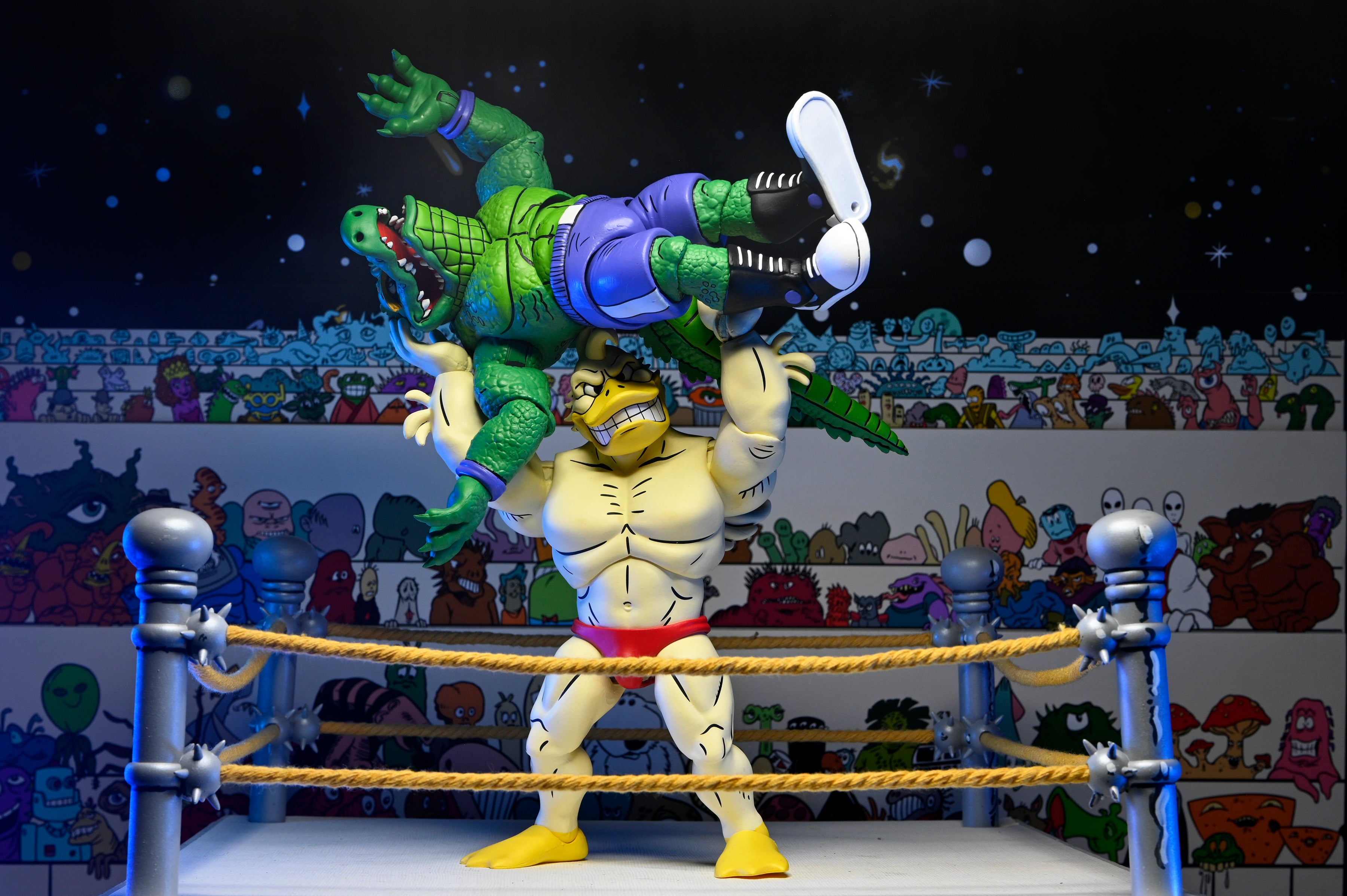 Teenage Mutant Ninja Turtles (Archie Comics) - Stump Wrestling Ace Duck 7” Scale Action Figure - NECA