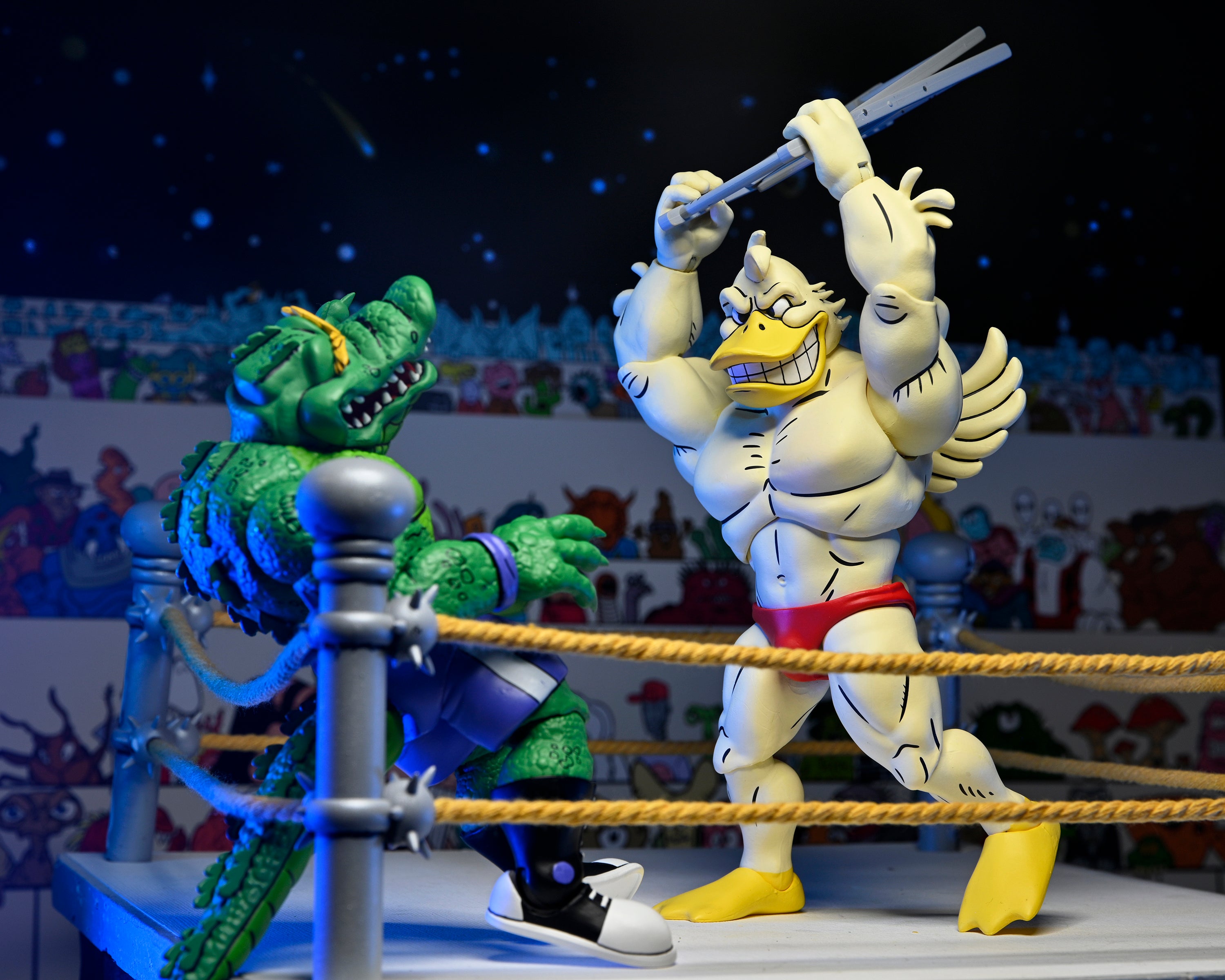 Teenage Mutant Ninja Turtles (Archie Comics) - Stump Wrestling Ace Duck 7” Scale Action Figure - NECA