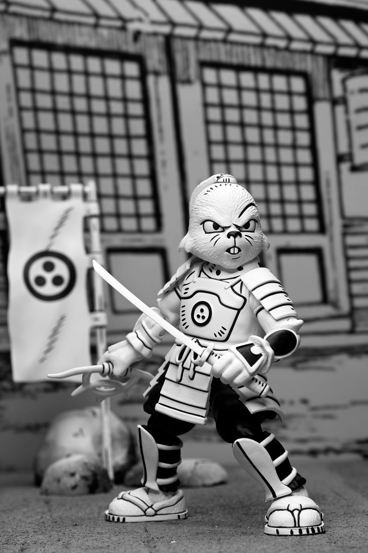 Usagi Yojimbo - Samurai Usagi Yojimbo Black &amp; White Figure 7" Scale Action Figure