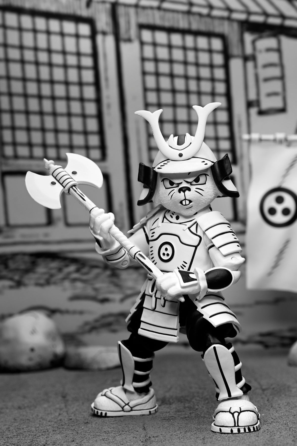 Usagi Yojimbo - Samurai Usagi Yojimbo Black &amp; White Figure 7" Scale Action Figure