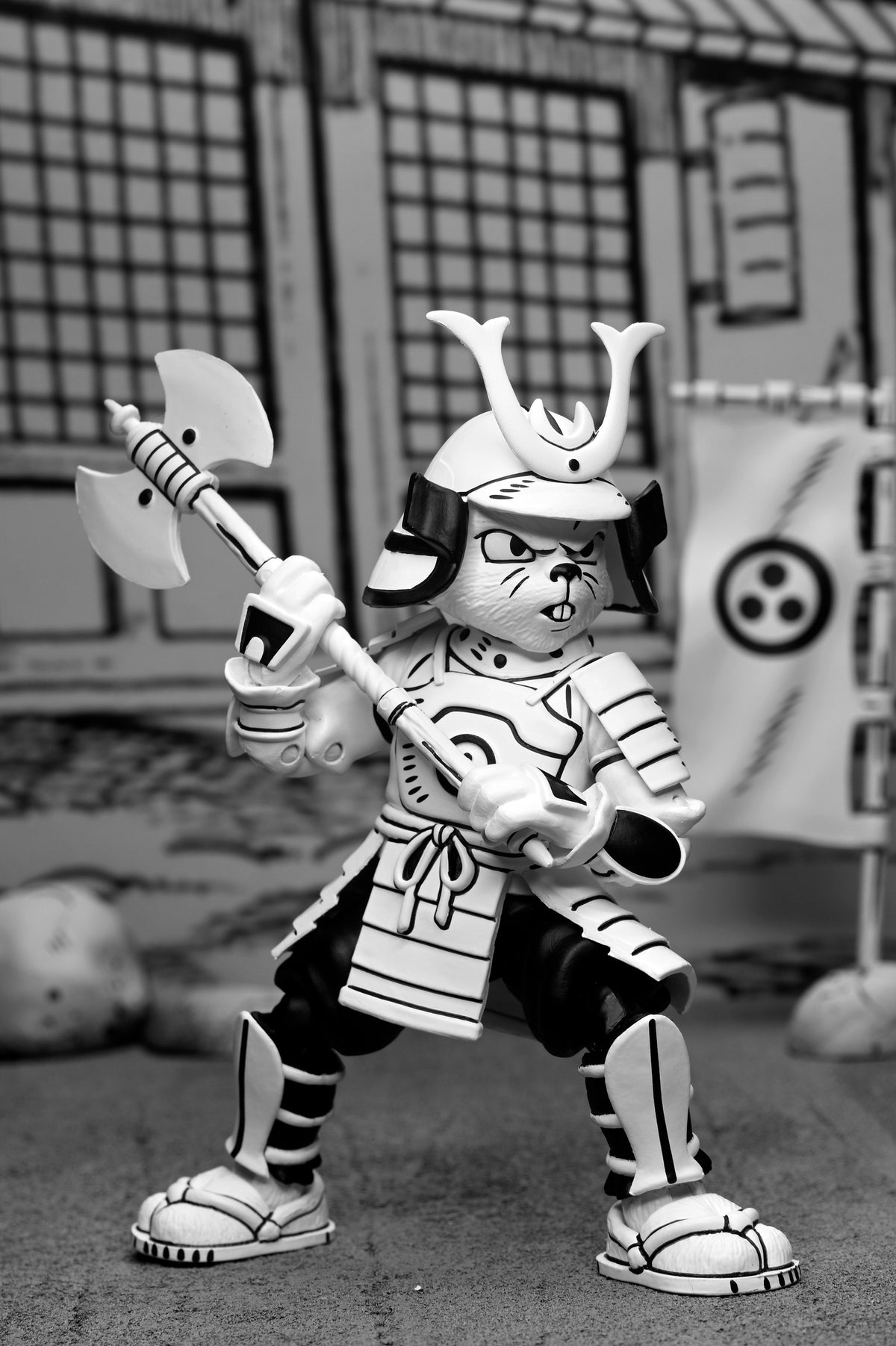 Usagi Yojimbo - Samurai Usagi Yojimbo Black &amp; White Figure 7" Scale Action Figure