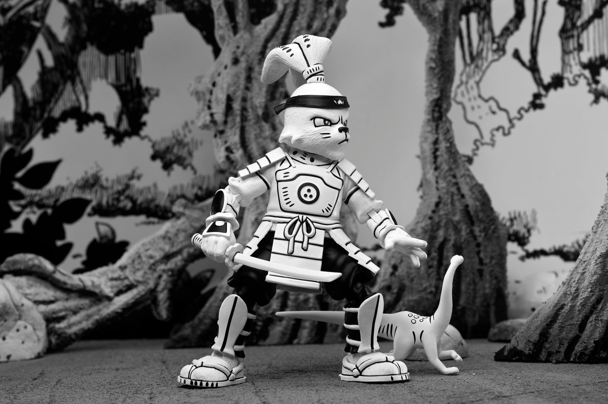 Usagi Yojimbo - Samurai Usagi Yojimbo Black &amp; White Figure 7" Scale Action Figure