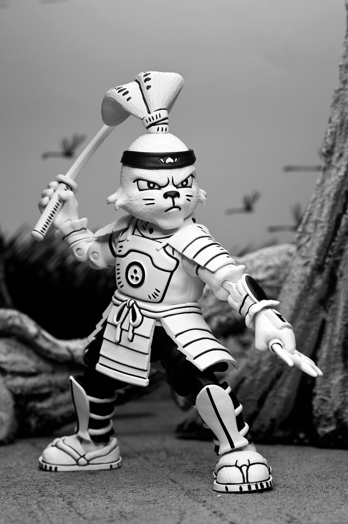 Usagi Yojimbo - Samurai Usagi Yojimbo Black &amp; White Figure 7" Scale Action Figure