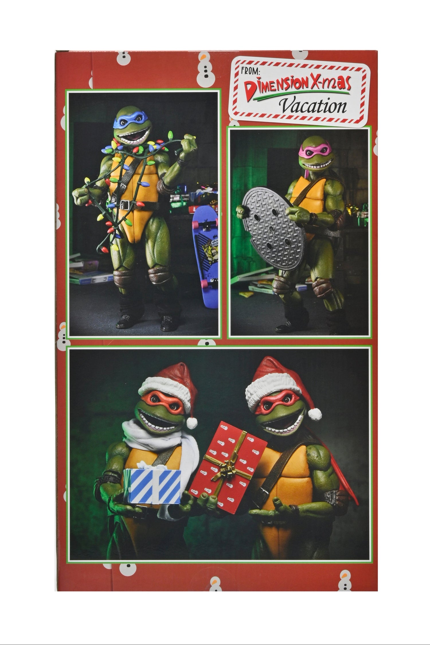 Teenage Mutant Ninja Turtles (1990 Movie) - Dimension X-Mas Vacation 7&quot; Scale Action Figure 4-Pack - NECA