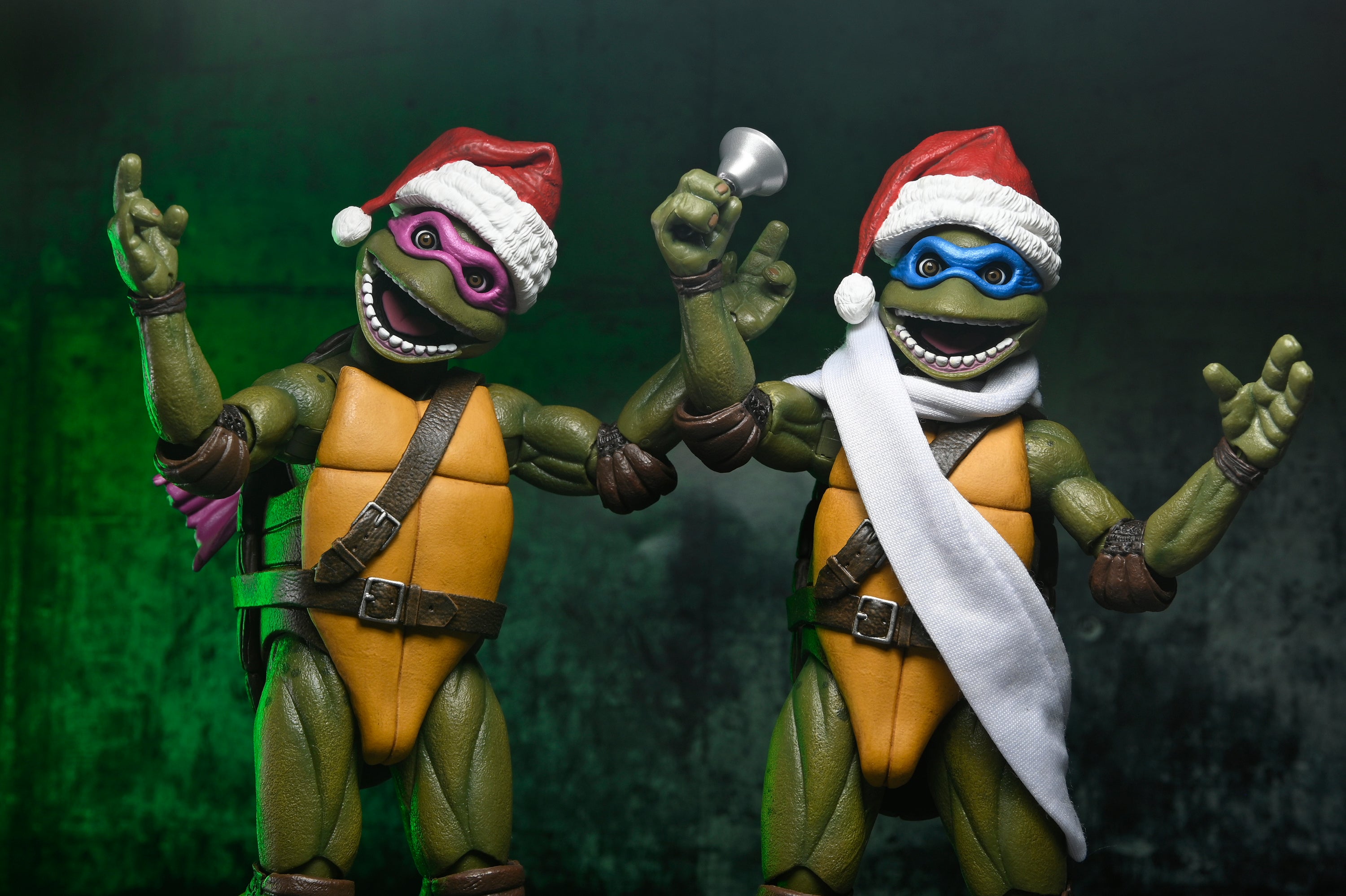 Teenage Mutant Ninja Turtles (1990 Movie) - Dimension X-Mas Vacation 7" Scale Action Figure 4-Pack - NECA