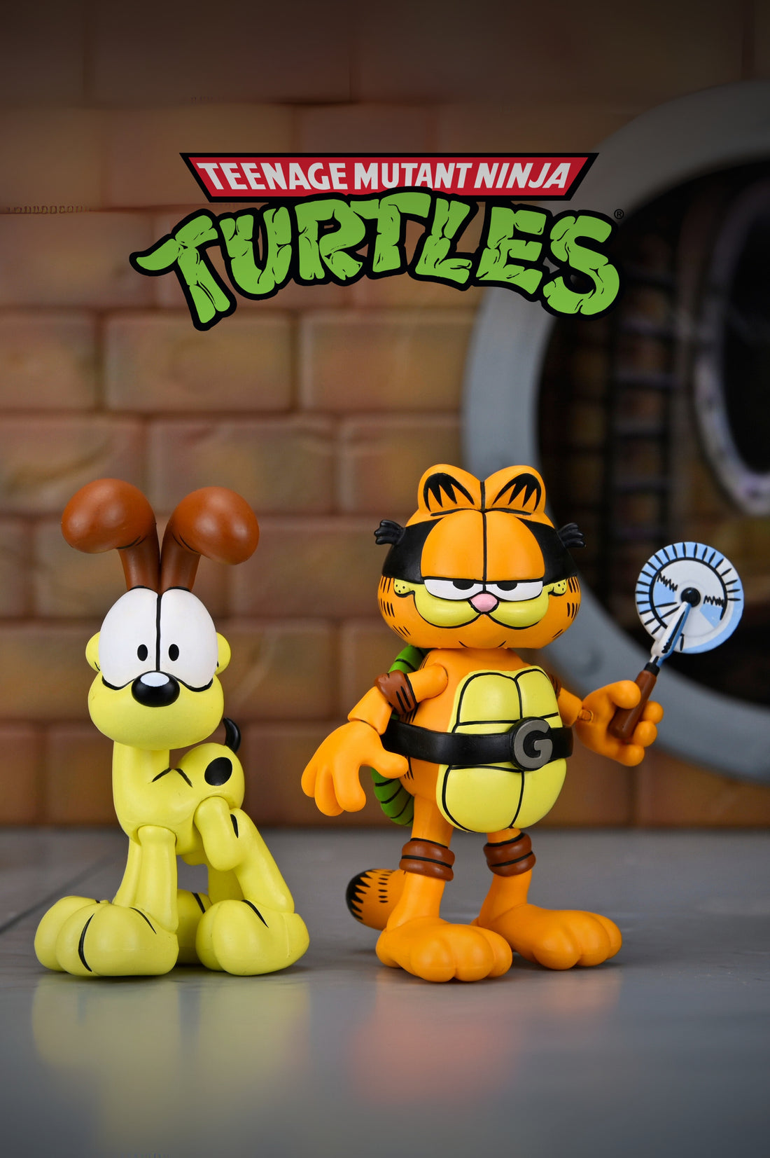 Teenage Mutant Ninja Turtles (Archie Comics) x Garfield - Ultimate Garfello &amp; Odie 7” Scale Action Figures - NECA
