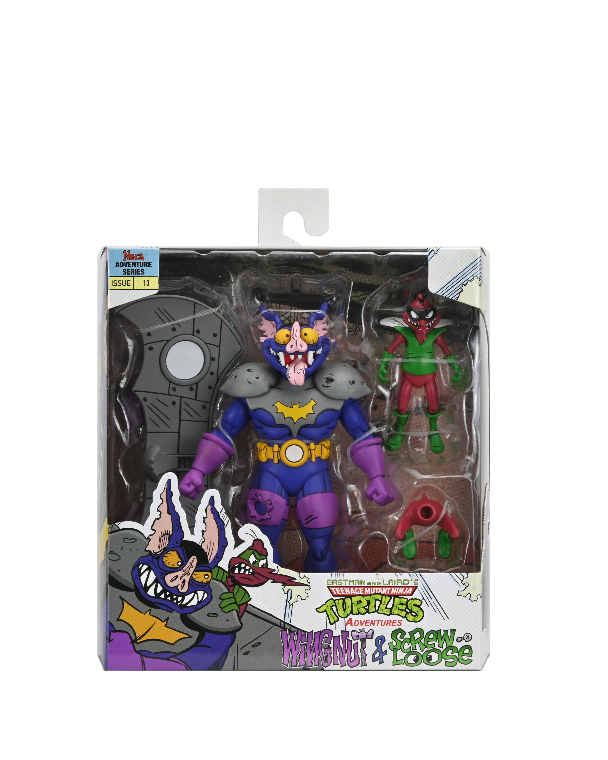 Teenage Mutant Ninja Turtles (Archie Comics) - Wingnut &amp; Screwloose 7” Scale Action Figure (2-Pack)