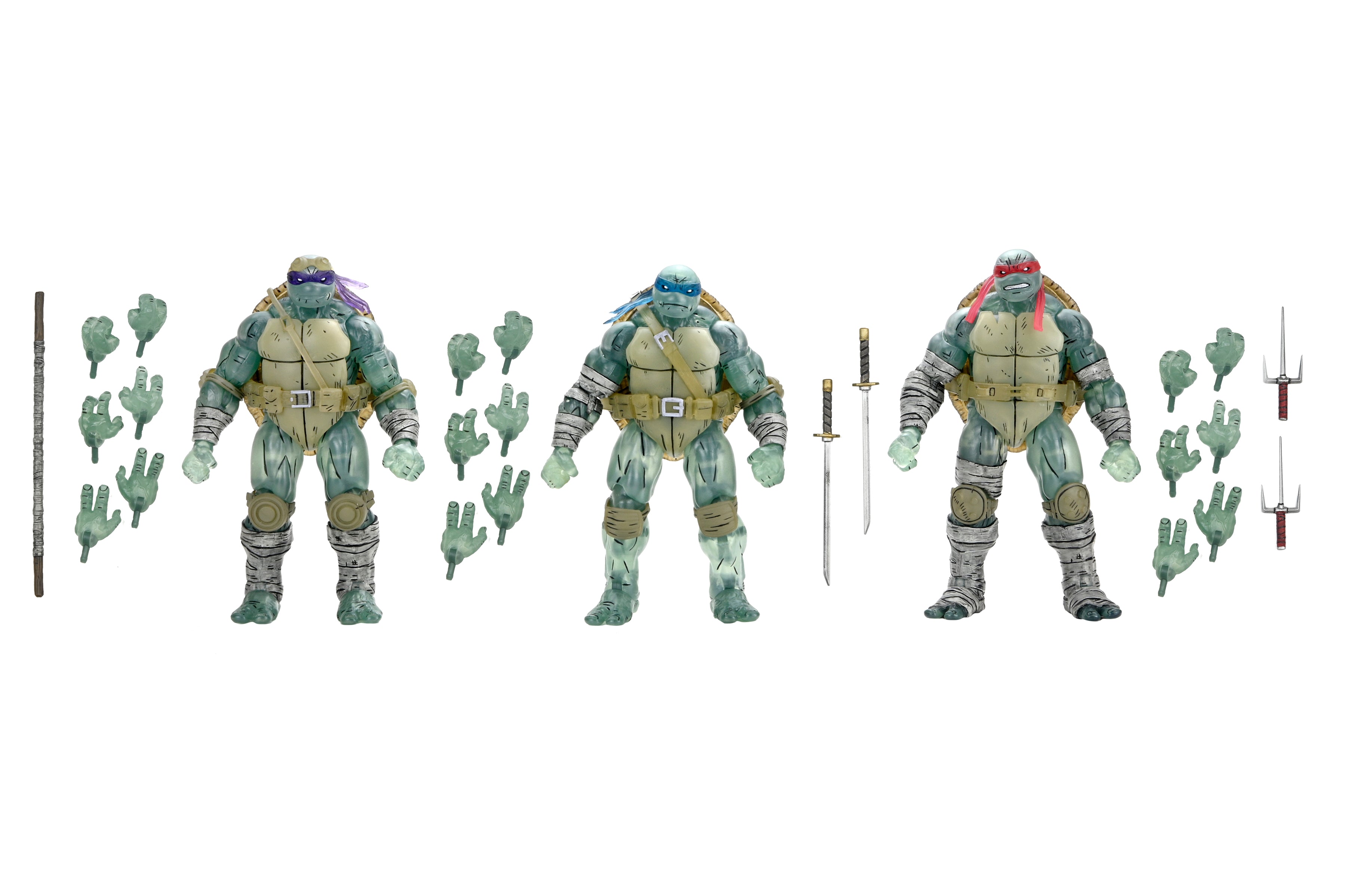 Teenage Mutant Ninja Turtles (The Last Ronin) - Ghost Brothers 7&quot; Scale Action Figure 3-Pack - NECA