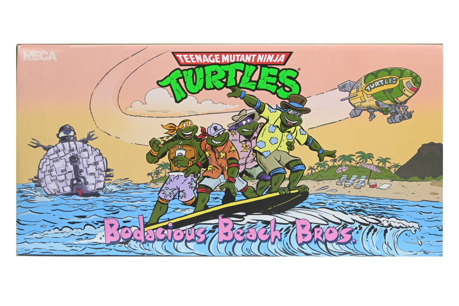 Teenage Mutant Ninja Turtles (Cartoon) - Sewer Surfing Turtles 7” Scale Action Figure 4-Pack (2025 Con Exclusive) - NECA