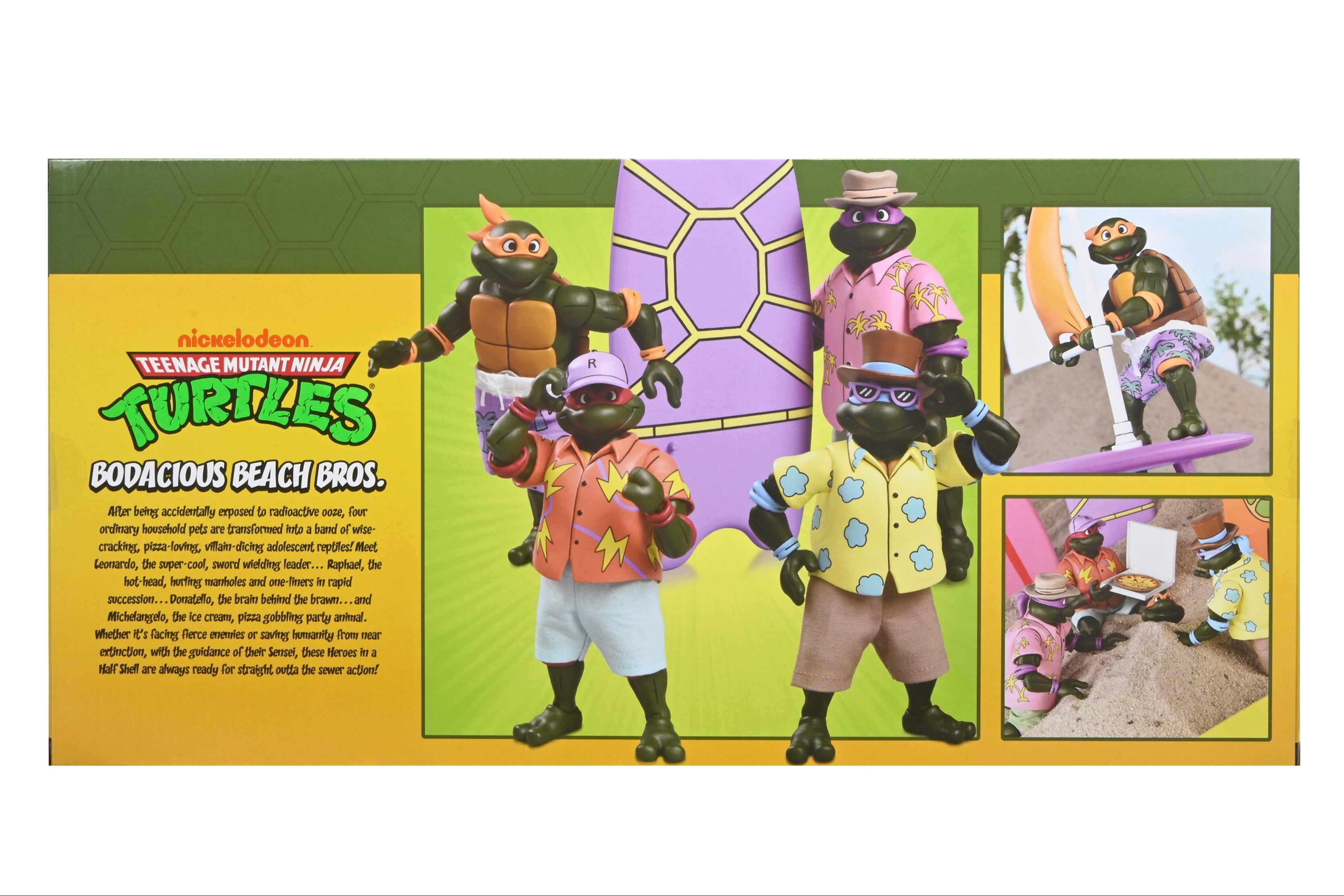 Teenage Mutant Ninja Turtles (Cartoon) - Sewer Surfing Turtles 7” Scale Action Figure 4-Pack (2025 Con Exclusive) - NECA