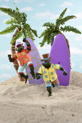 Teenage Mutant Ninja Turtles (Cartoon) - Sewer Surfing Turtles 7” Scale Action Figure 4-Pack (2025 Con Exclusive) - NECA