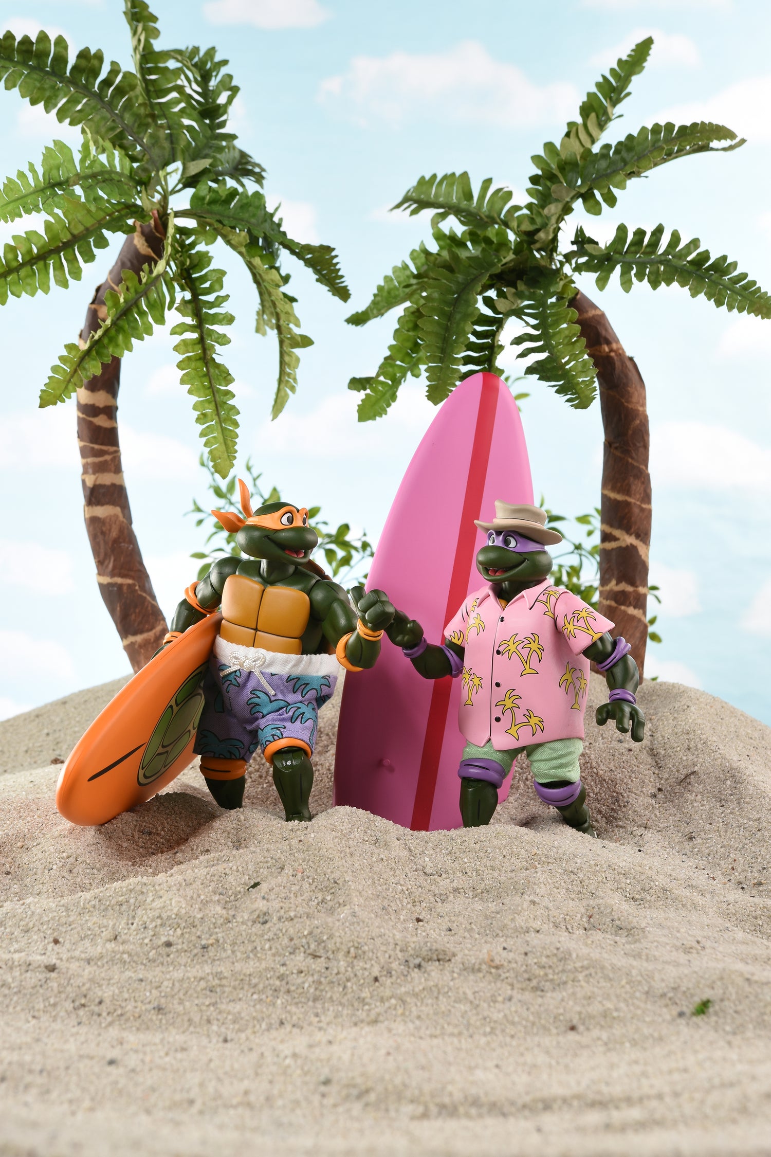 Teenage Mutant Ninja Turtles (Cartoon) - Sewer Surfing Turtles 7” Scale Action Figure 4-Pack (2025 Con Exclusive) - NECA