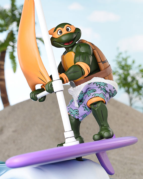 Teenage Mutant Ninja Turtles (Cartoon) - Sewer Surfing Turtles 7” Scale Action Figure 4-Pack (2025 Con Exclusive) - NECA