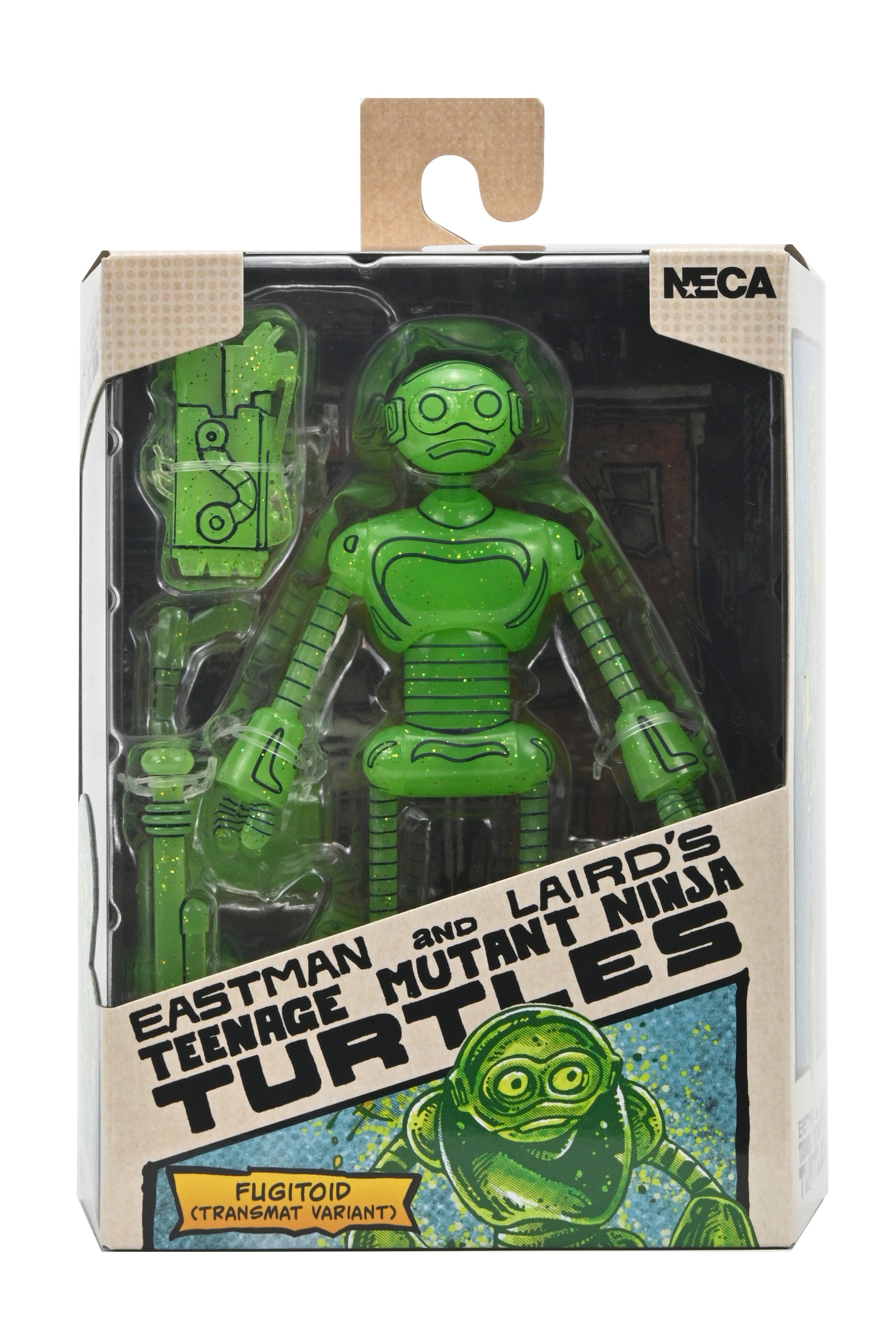 Teenage Mutant Ninja Turtles (Mirage Comics) – Glow-in-the-Dark Transmat Fugitoid 7” Scale Action Figure - NECA