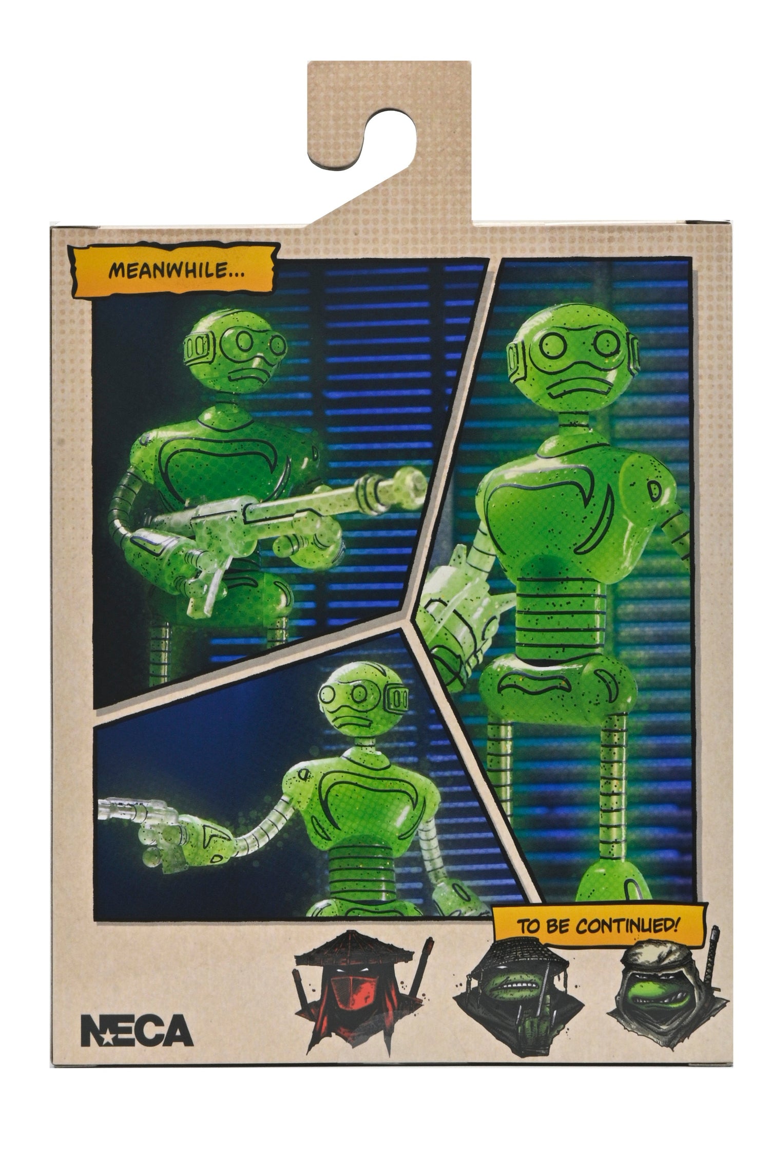 Teenage Mutant Ninja Turtles (Mirage Comics) – Glow-in-the-Dark Transmat Fugitoid 7” Scale Action Figure - NECA